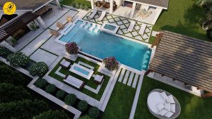 محوطه سازی ویلا