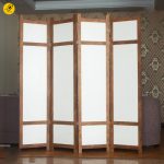 پاراوان ساده طرح قلعه در چهار رنگ