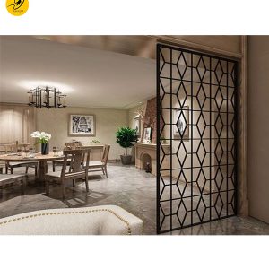 پارتیشن فلزی مدرن طرح شش ضلعی