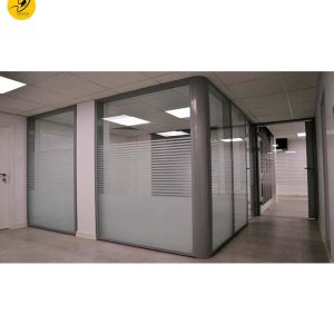 پارتیشن شیشه ای دوجداره برند دارکوب