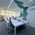 میز کار گروهی 4 نفره با دیوایدر