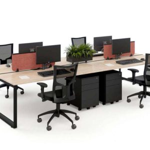 میز کار گروهی 4 نفره مدل Ch56