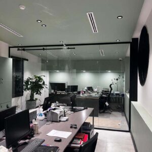 پارتیشن تک جداره شیشه ای مدل Da80