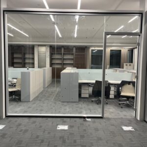 پارتیشن اداری تک جداره با رنگ آنادایز Da95