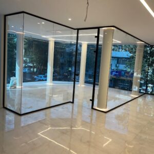 پارتیشن اداری شیشه ای دو جداره کد Da115