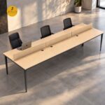 میز گروهی 6 نفره مدل DA-W006 با ابعاد 120×360×75 سانتی‌متر - تصویر 4